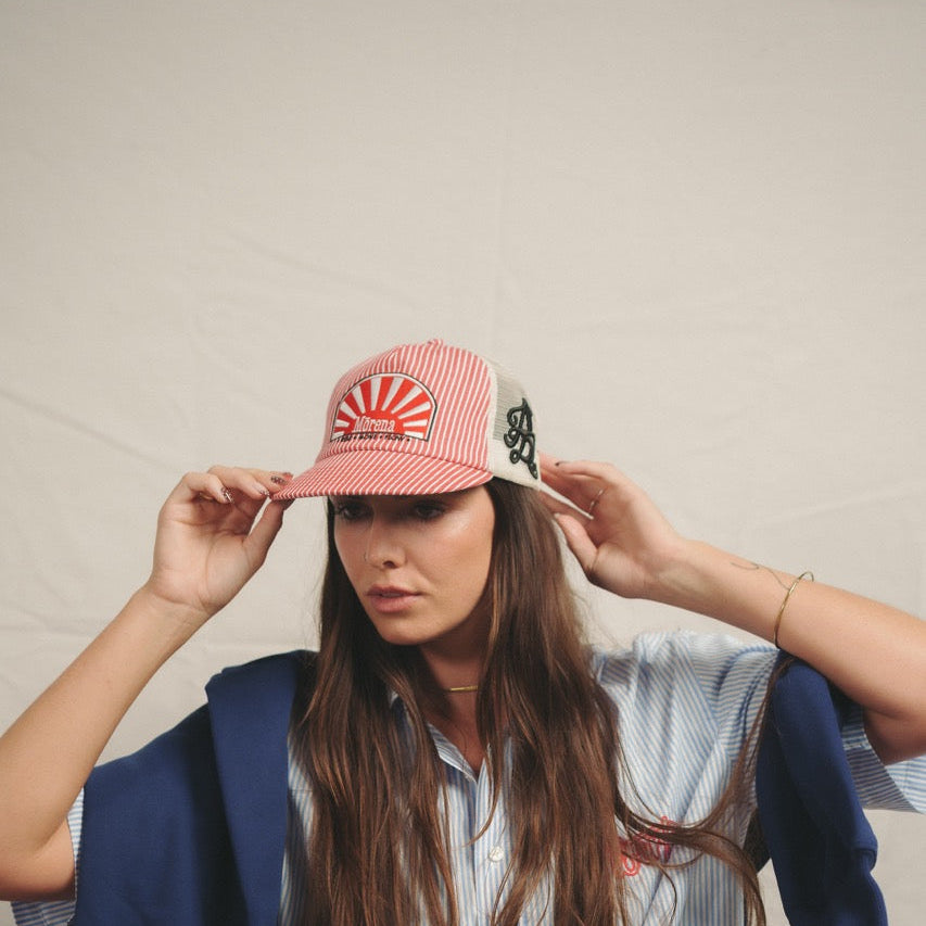 Mōrena Tino Kandy Stripe Trucker