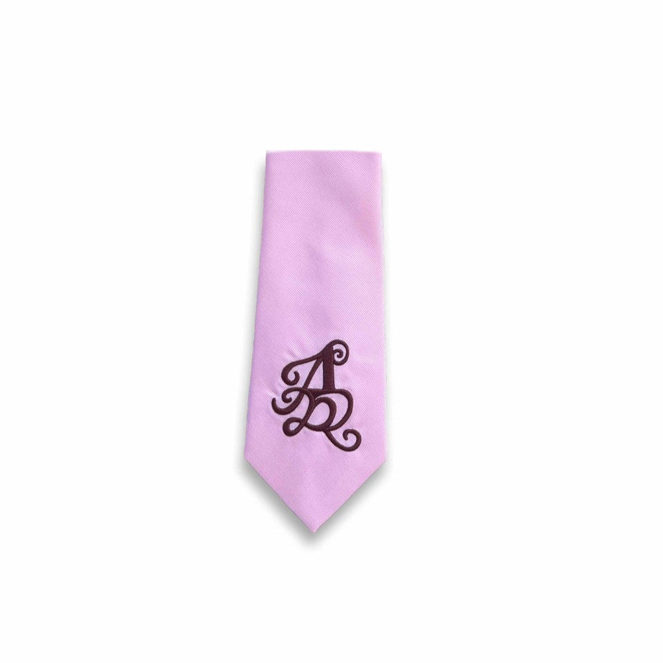 Albert D Rivers Mission Monogram Tie