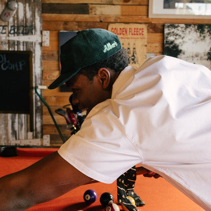 The Day Ones 5 Panel Snap Back - Green Cord