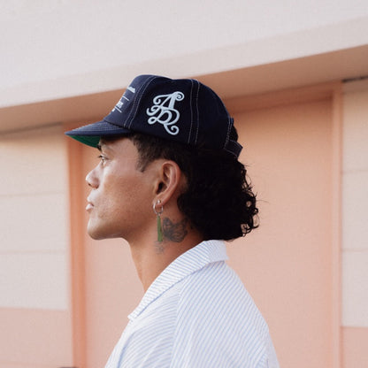 Baby Blue Offset Locals Lid (Navy/Baby Blue)