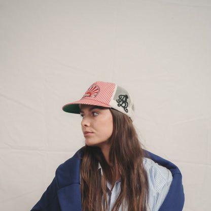 Mōrena Tino Kandy Stripe Trucker