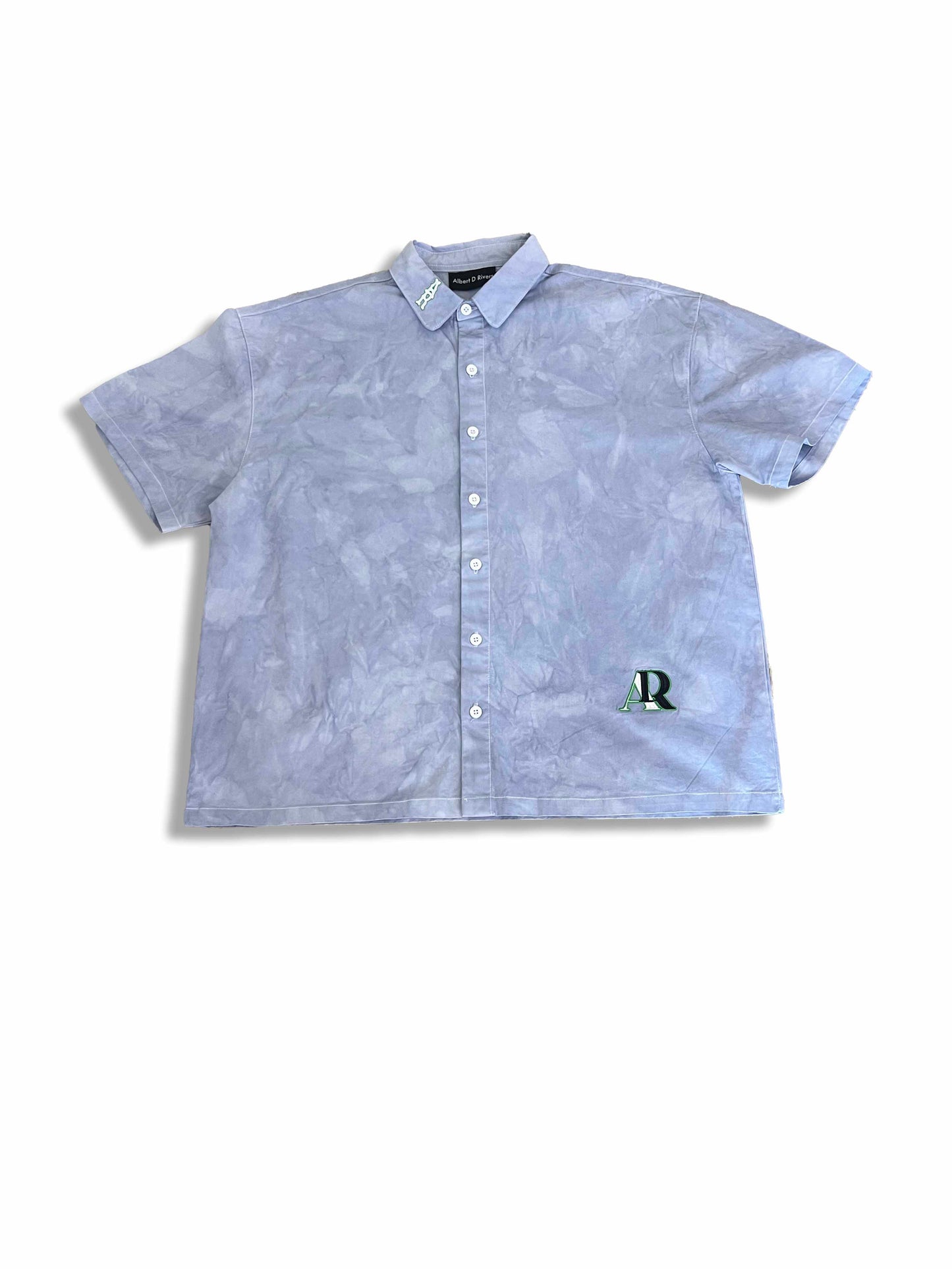 friday faded boxy shirt (faded Navy & Cocoa)