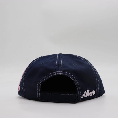 Locals Lid - Navy / Pink Offset.