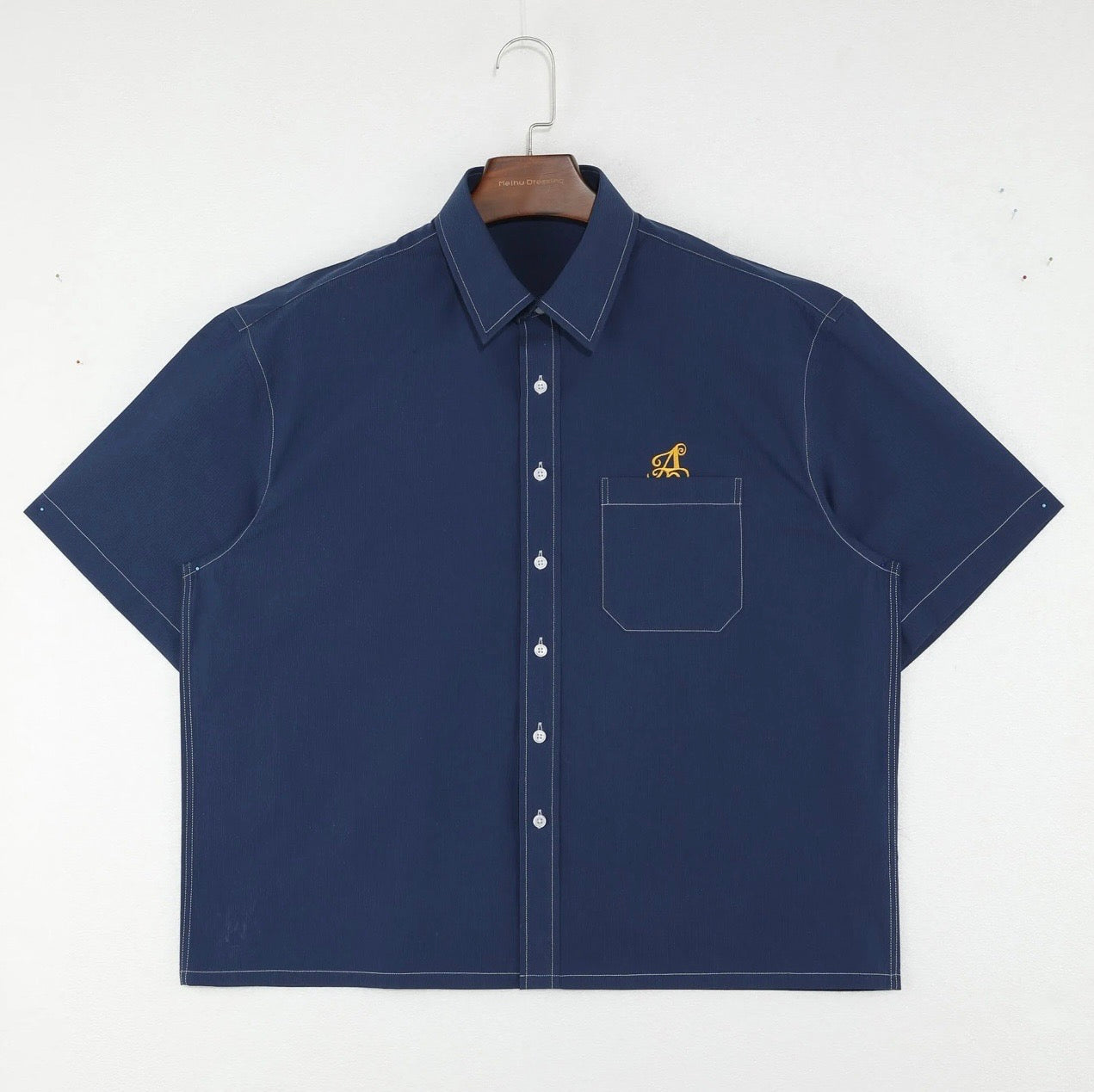 Manuka Blue Offset Shirt