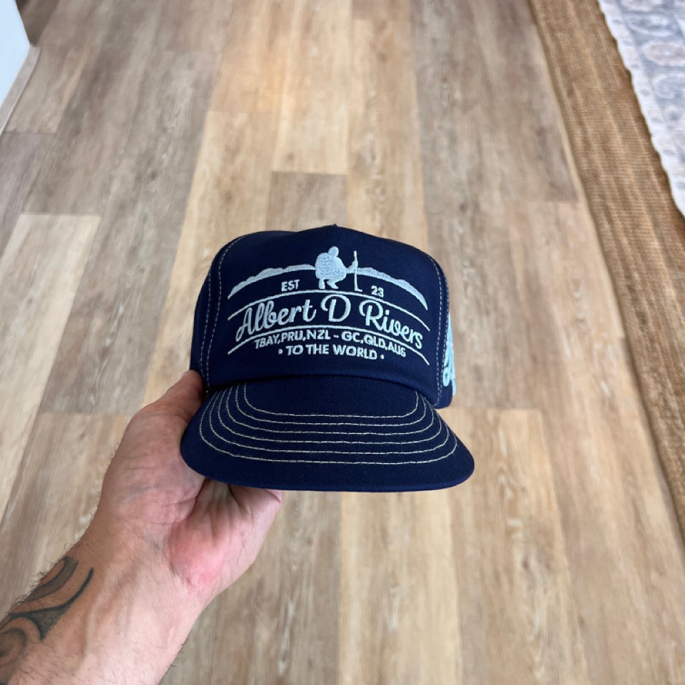 Baby Blue Offset Locals Lid (Navy/Baby Blue)