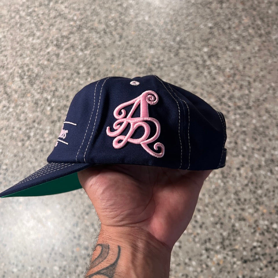 Cherry Blossom Offset Locals Lid (Navy/pink)