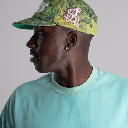 Blank Box Tee - friday faded green