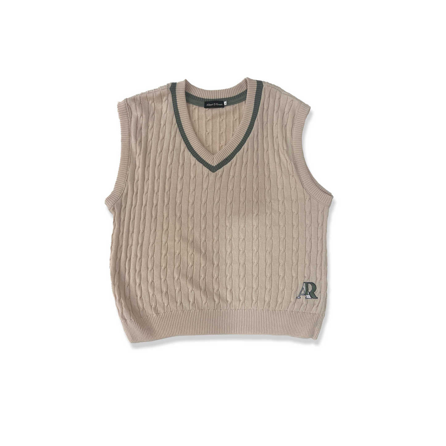 Aussie made Cable Knit Vest